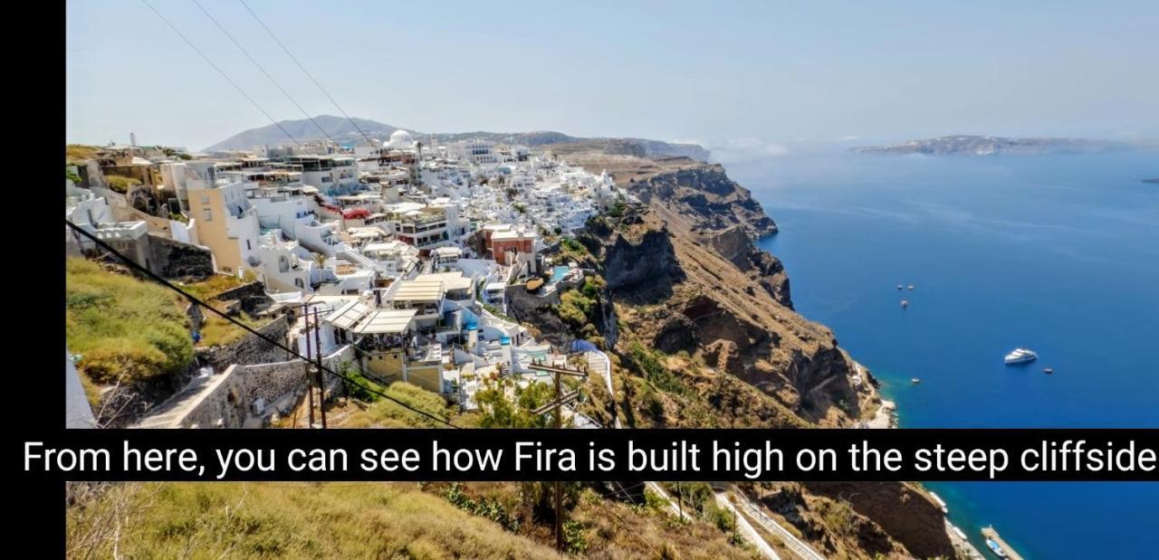 Santorini Pleasure Studios Fira  Exterior foto
